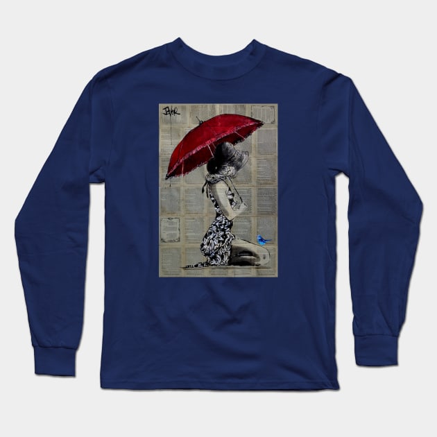 Beach parasol Long Sleeve T-Shirt by Loui Jover 